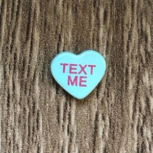 Conversation‎ Heart Charm